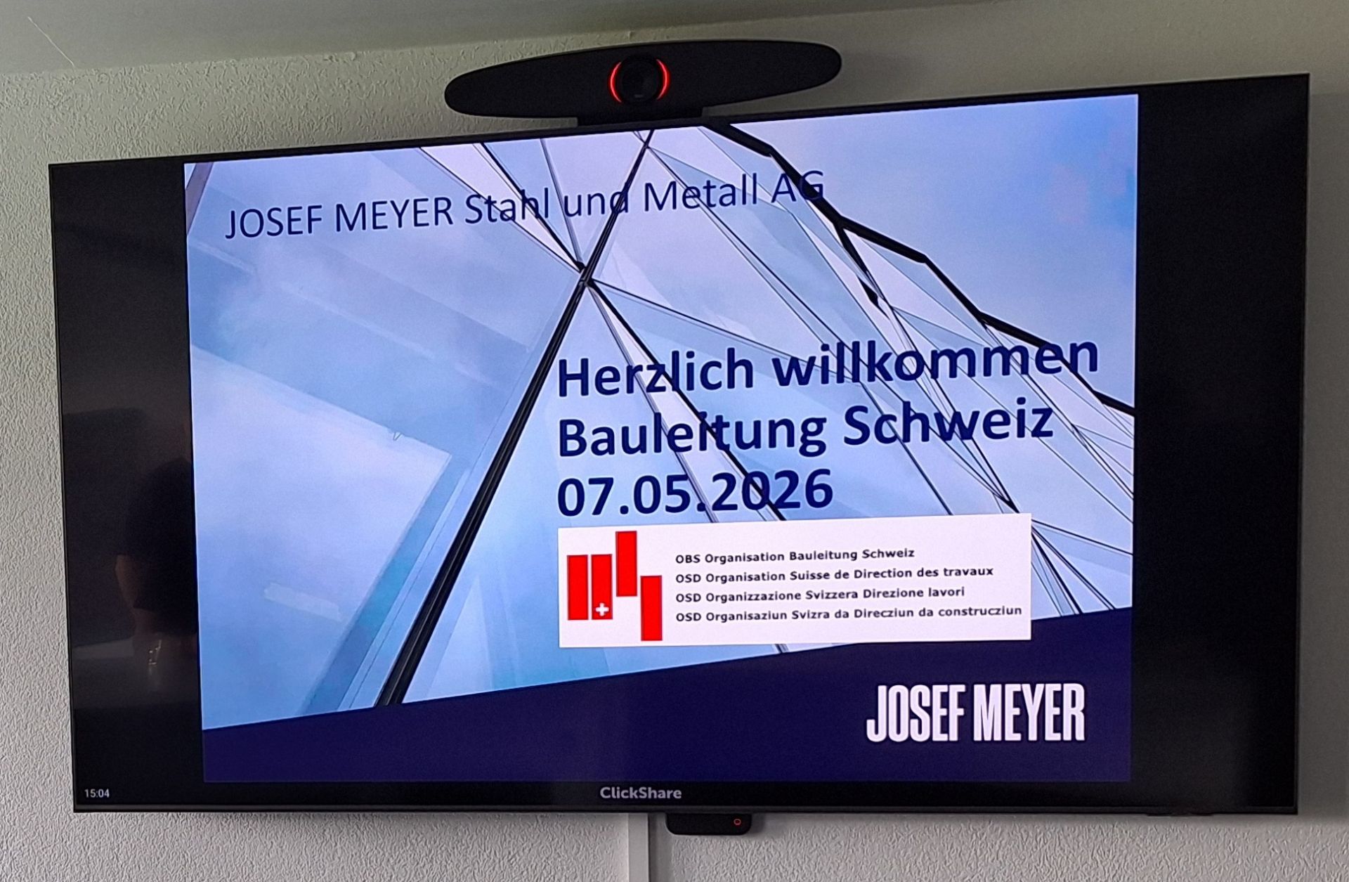 07. Mai 2026 JOSEF MEYER Metallbau AG, 6032 Emmen