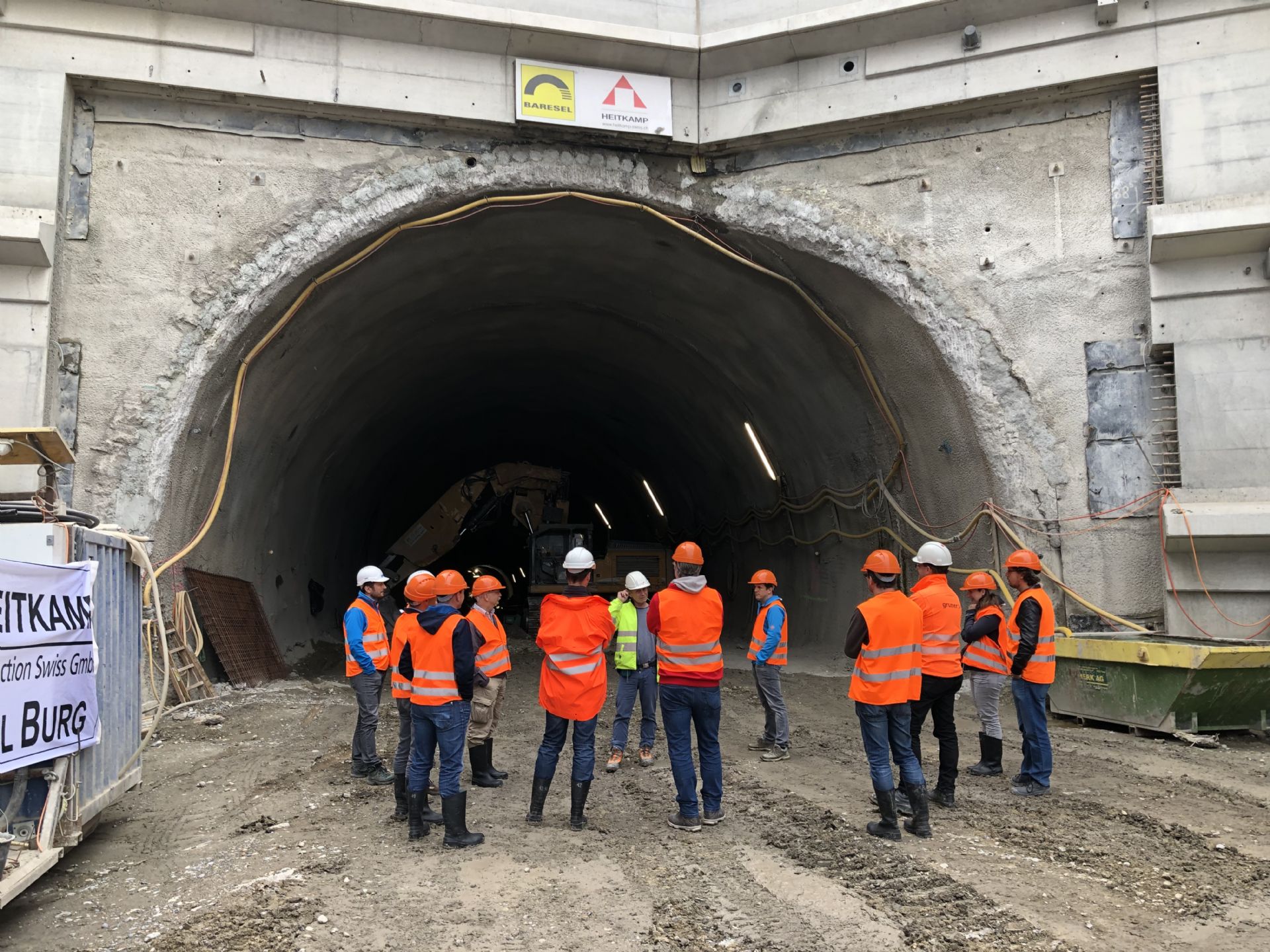 Tunnelbaustelle Umfahrung K�ssnacht a.R. vom 12.06.2019