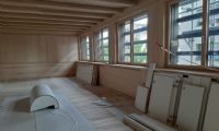 Baustellenbesichtigung Haus des Holzes in Sursee